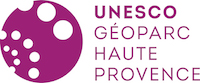 Logo du Géoparc de Haute Provence Digne les bains