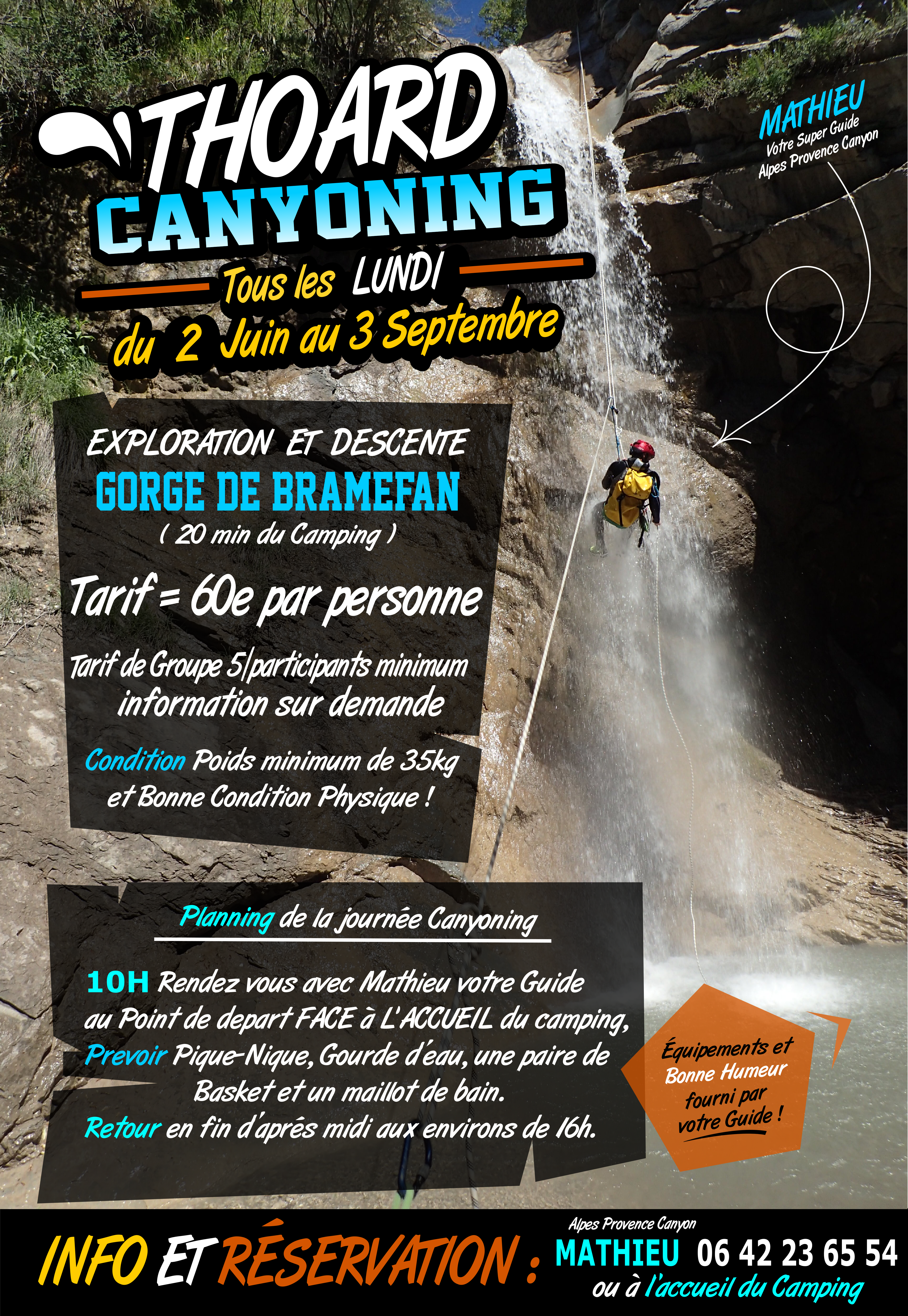 Infos pratiques pour le canyoning